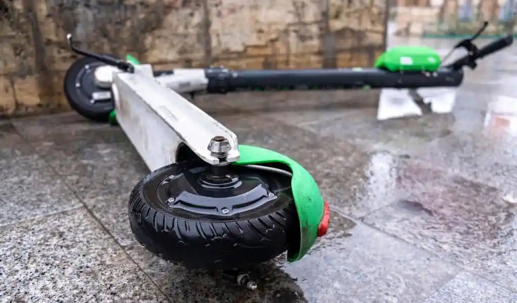 cambio rueda patinete eléctrico