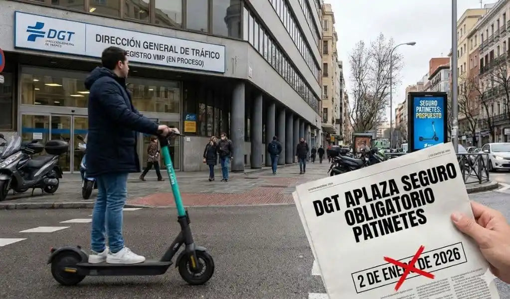 Seguro obligatorio DGT para patinetes eléctricos: ¿se retrasa?