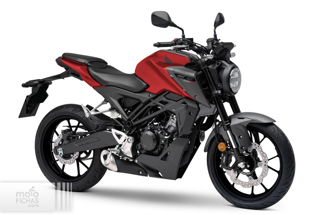 Honda CB125R estudio rojo