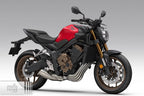 Honda CB650R estudio rojo