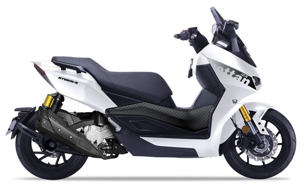Wottan STORM-R+ scooter deportivo 125cc blanco