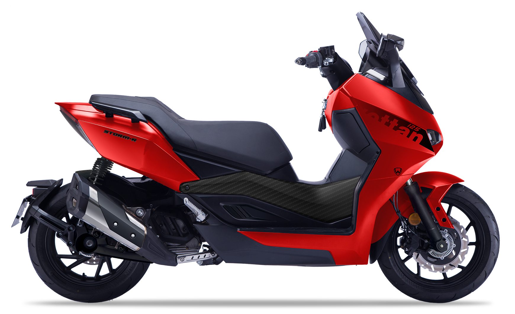 Wottan STORM-R+ scooter deportivo 125cc rojo