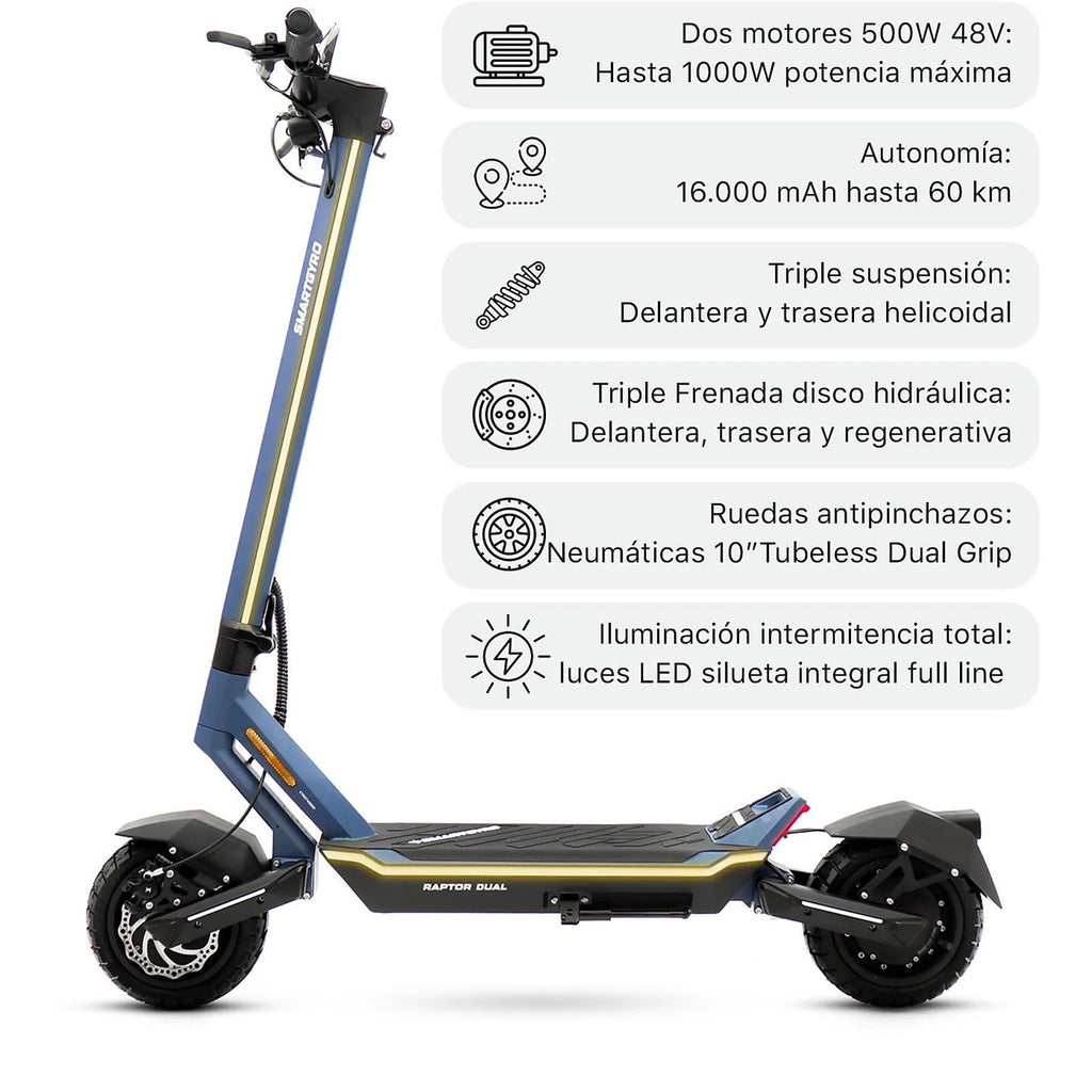 SmartGyro Raptor Dual Evo LR