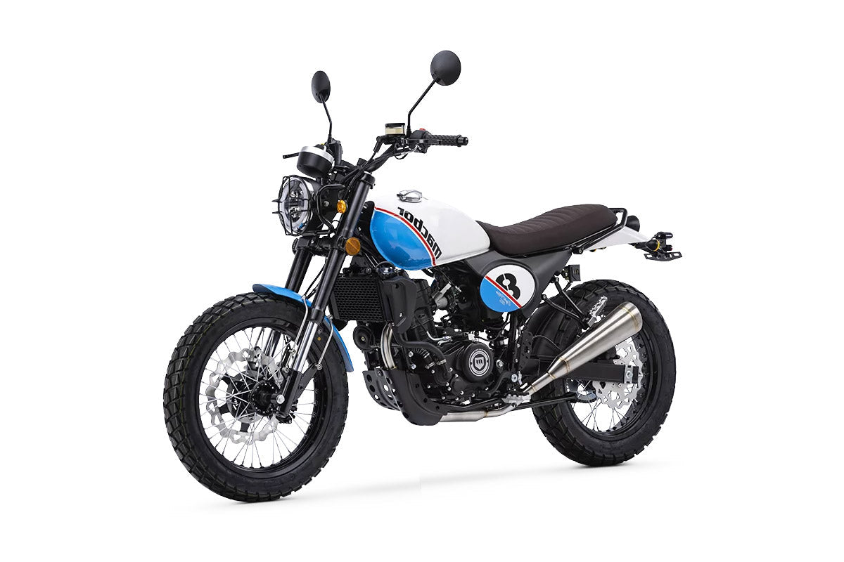 Macbor Eight Mile 125 LC scrambler retro
