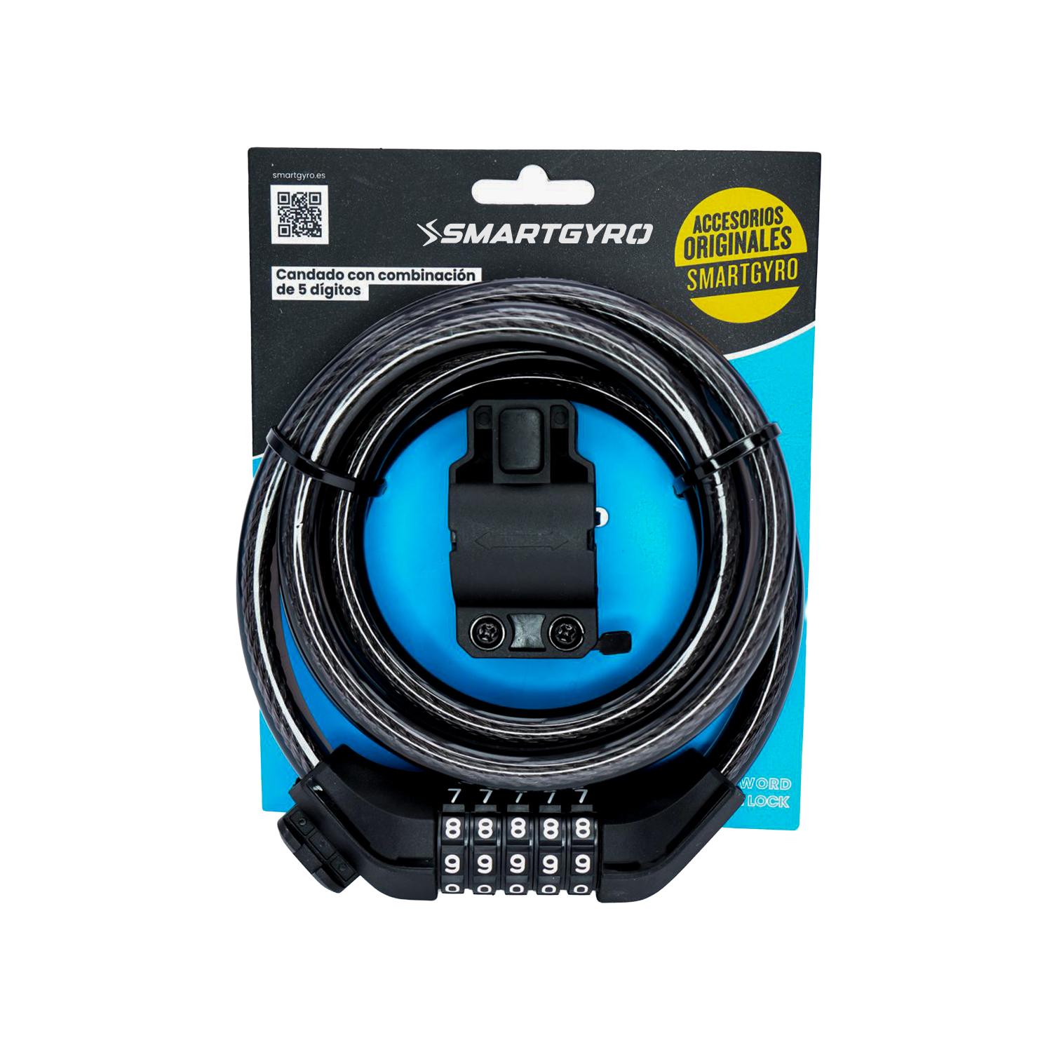 SMARTGYRO CANDADO COMBINACION 5 DIGITOS