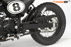 Macbor Eight Mile 125 LC detalle disco de freno delantero
