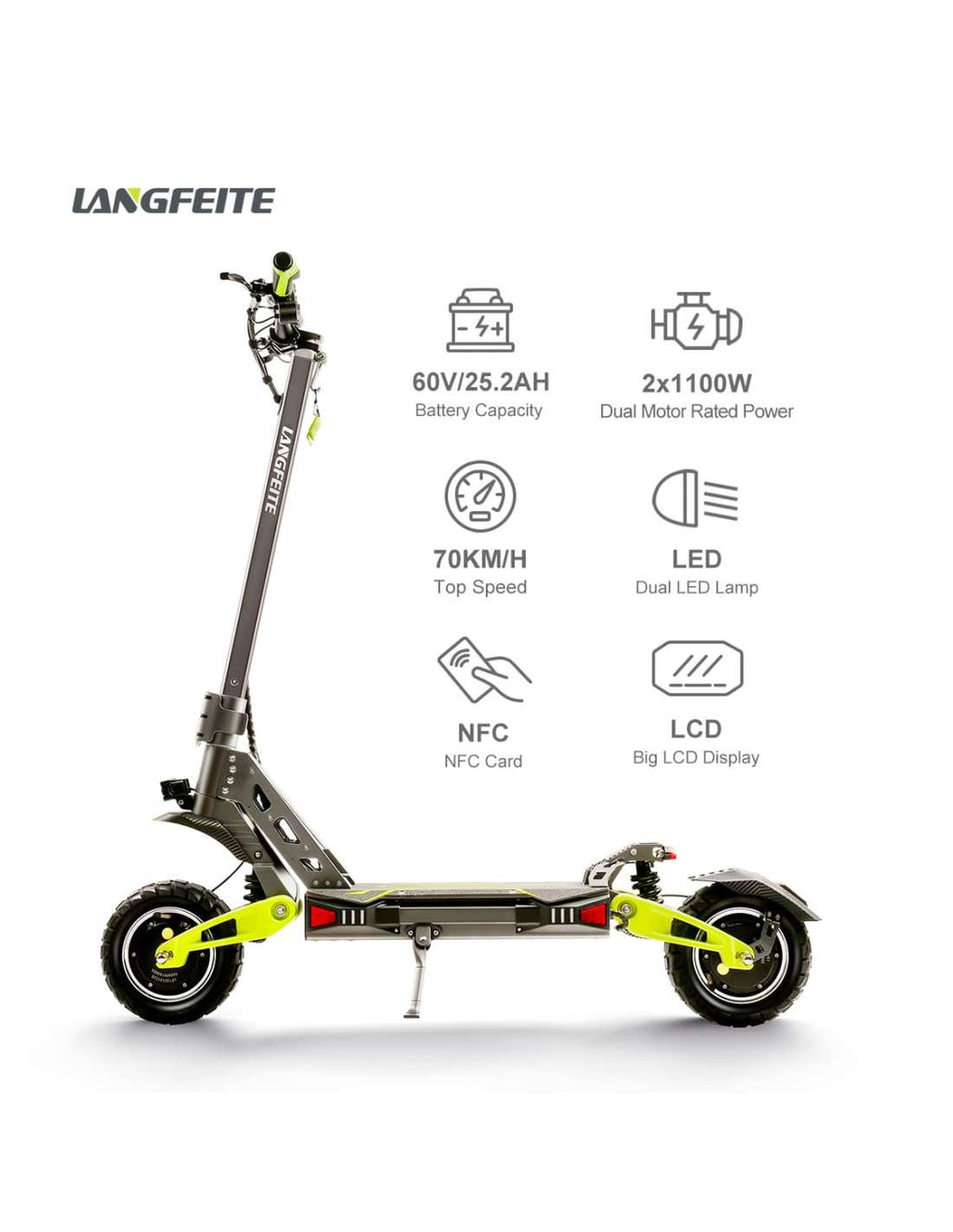 Langfeite C5 Dual 60V 27Ah
