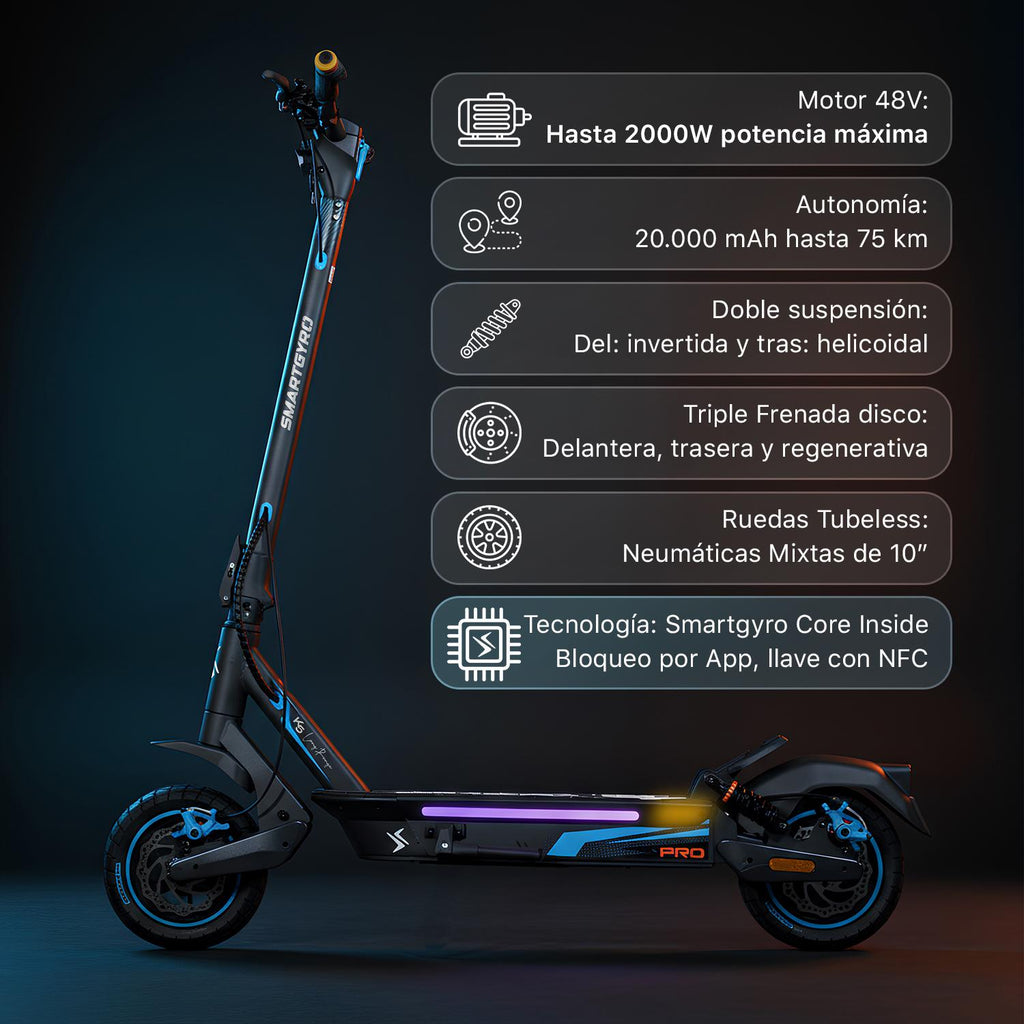 SmartGyro K5 PRO LR Certificado