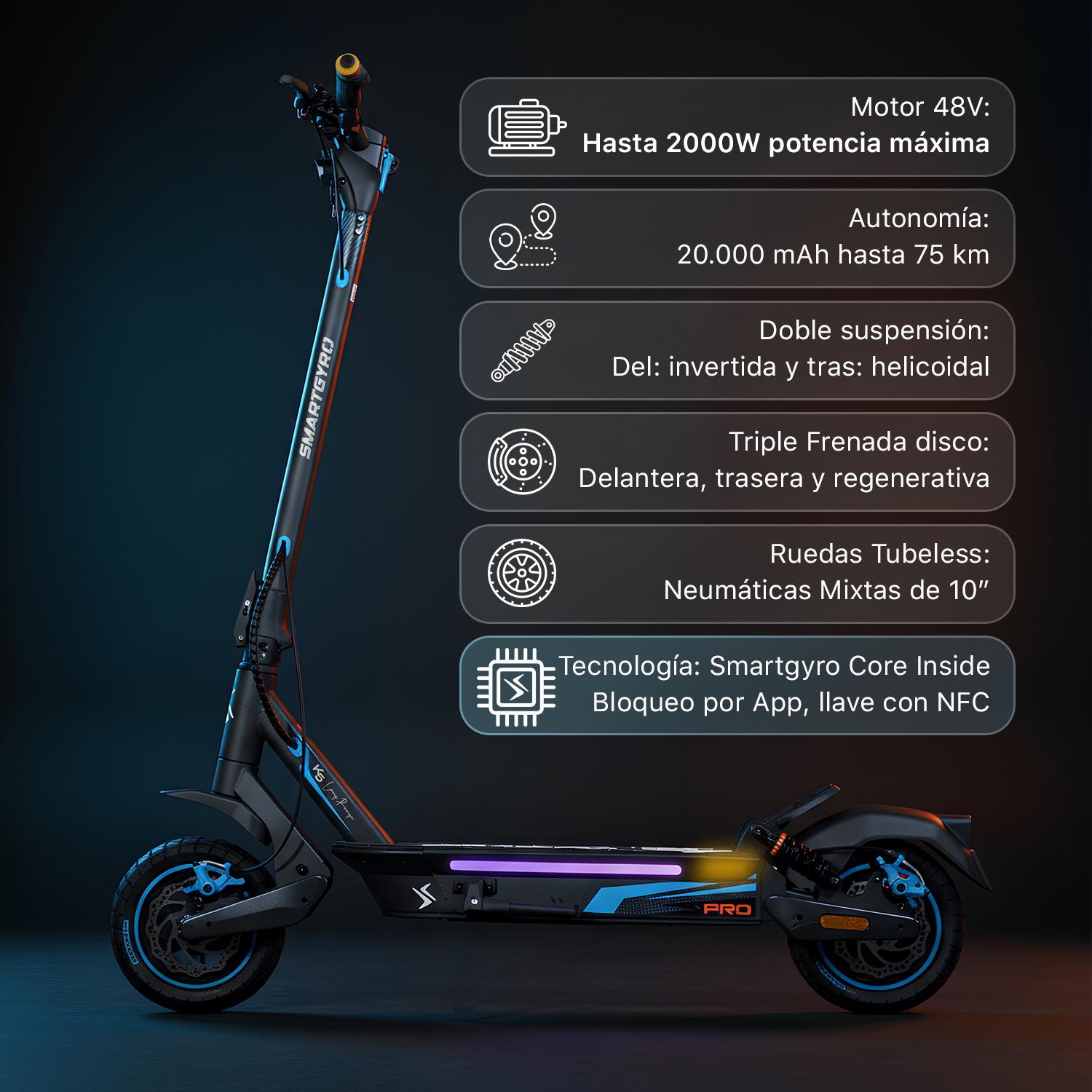 SmartGyro K5 PRO LR Certificado