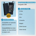SMARTGYRO CARGADOR 3600 PARA PATINES DE 36V