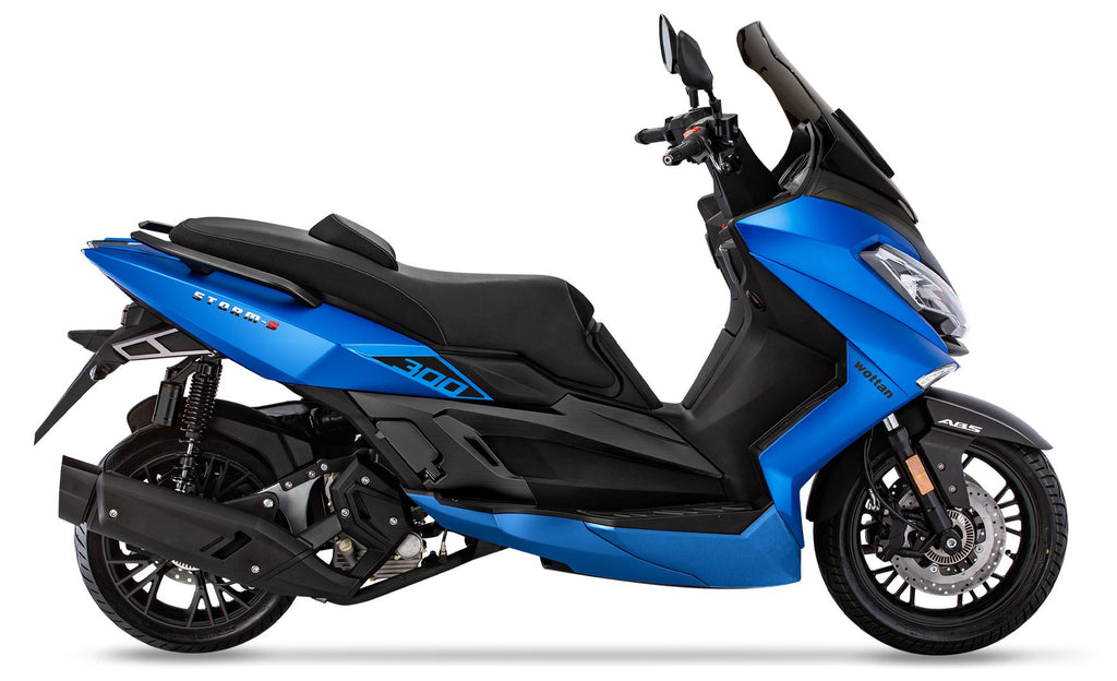 Wottan STORM-S+ maxiscooter deportivo 300cc azul