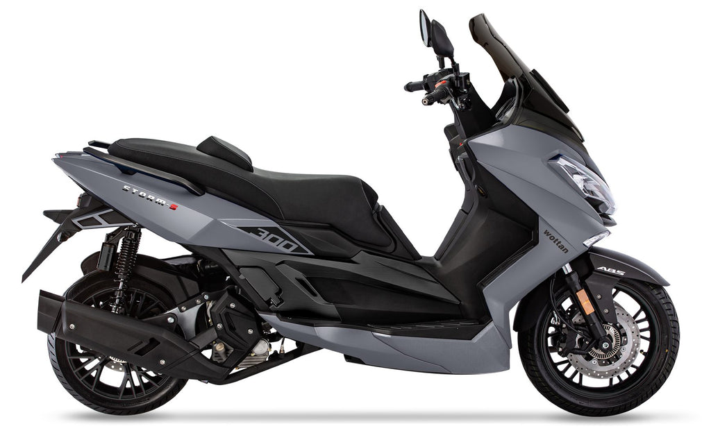 Wottan STORM-S+ maxiscooter deportivo 300cc gris