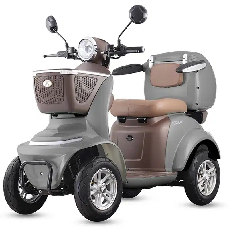 scooter movilidad reducida gris